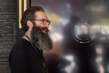 Laude Institute founding team on campus